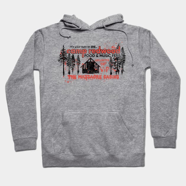 Camp Redwood Food & Music Fest Hoodie by Nazonian